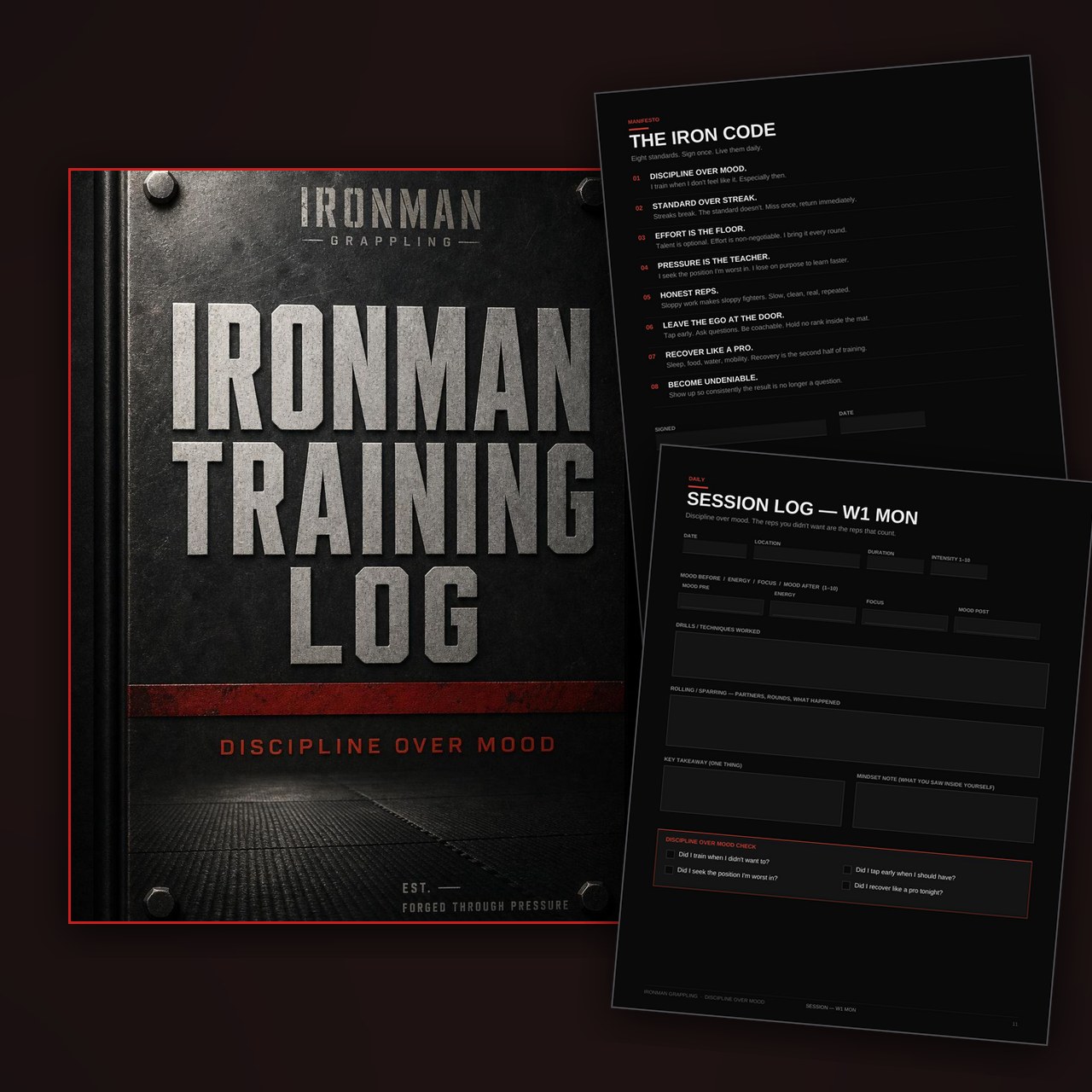Ironman BJJ Logbook